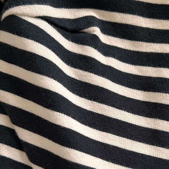 Hollister Black and White Striped Mini Skater Dress Size Small - Picture 4 of 4